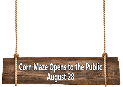 sign at Corn Maze Sioux Falls SD